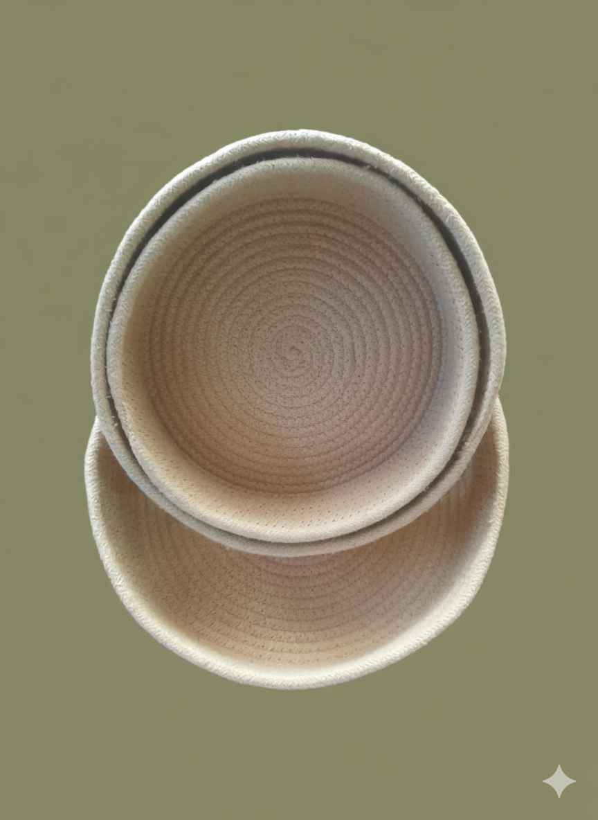 cotton baskets for storage
