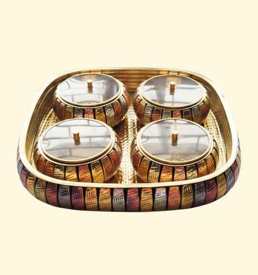 brass mukhwas box