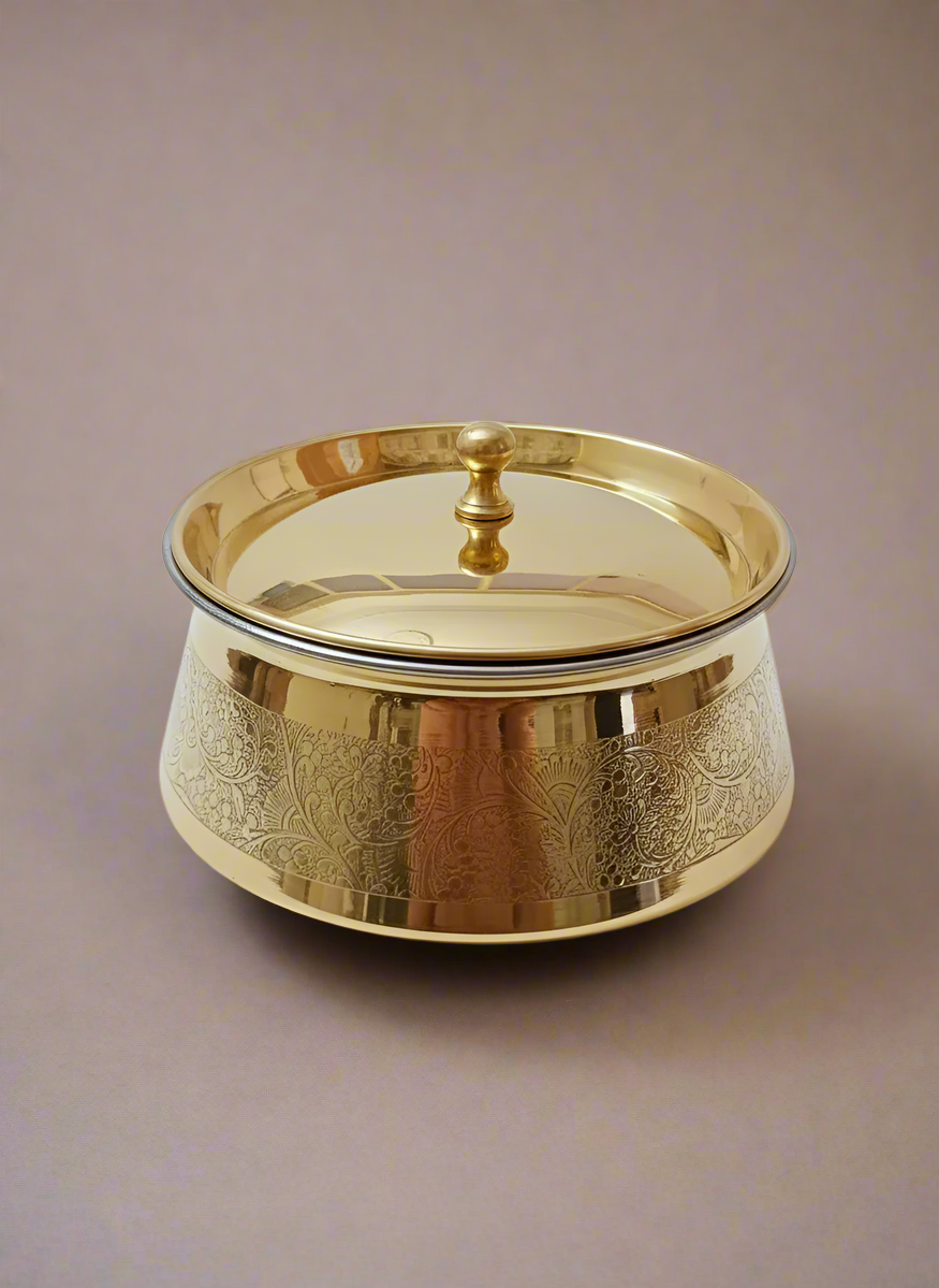 brass handi with lid