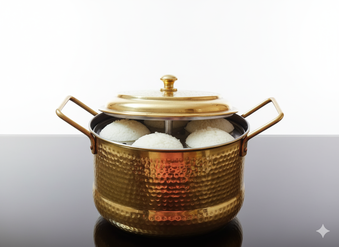 brass idli cooker
