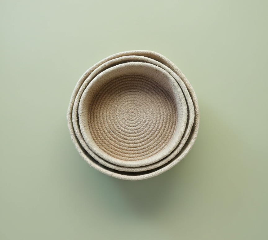 cotton baskets for storage