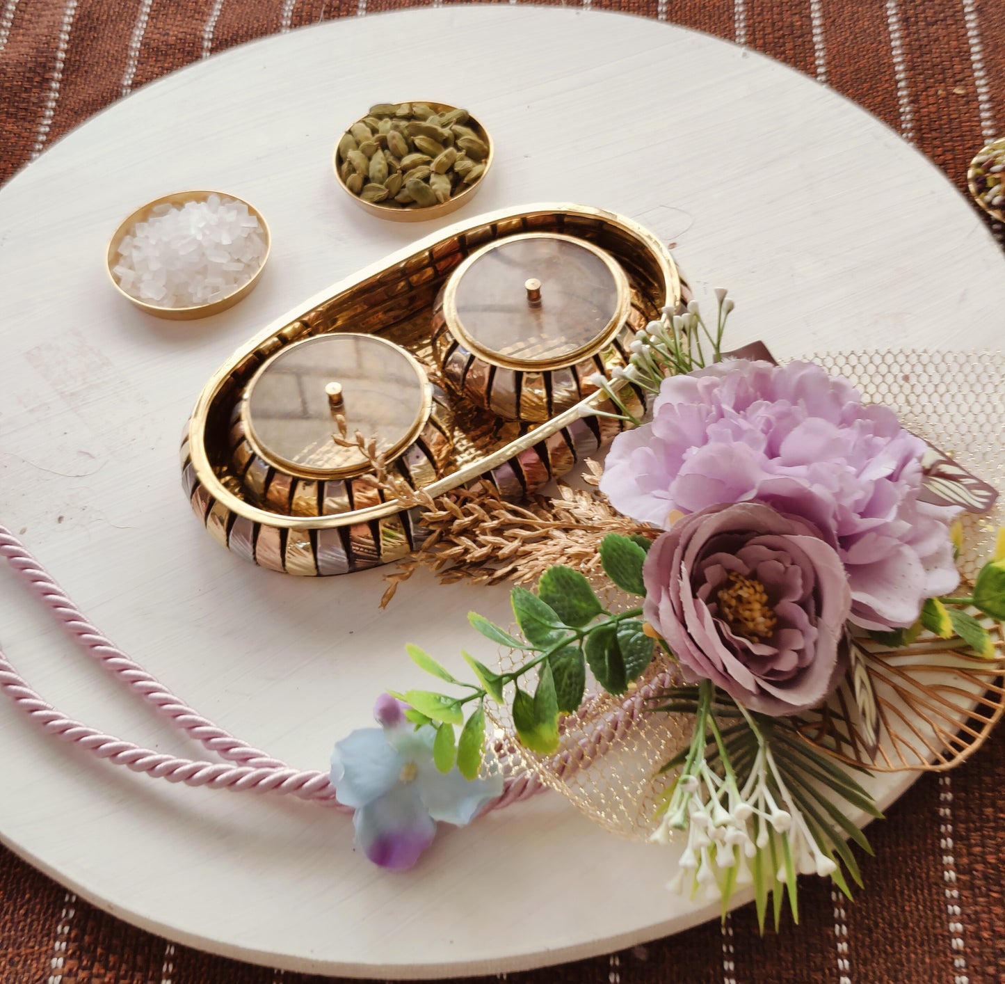 brass mukhwas box