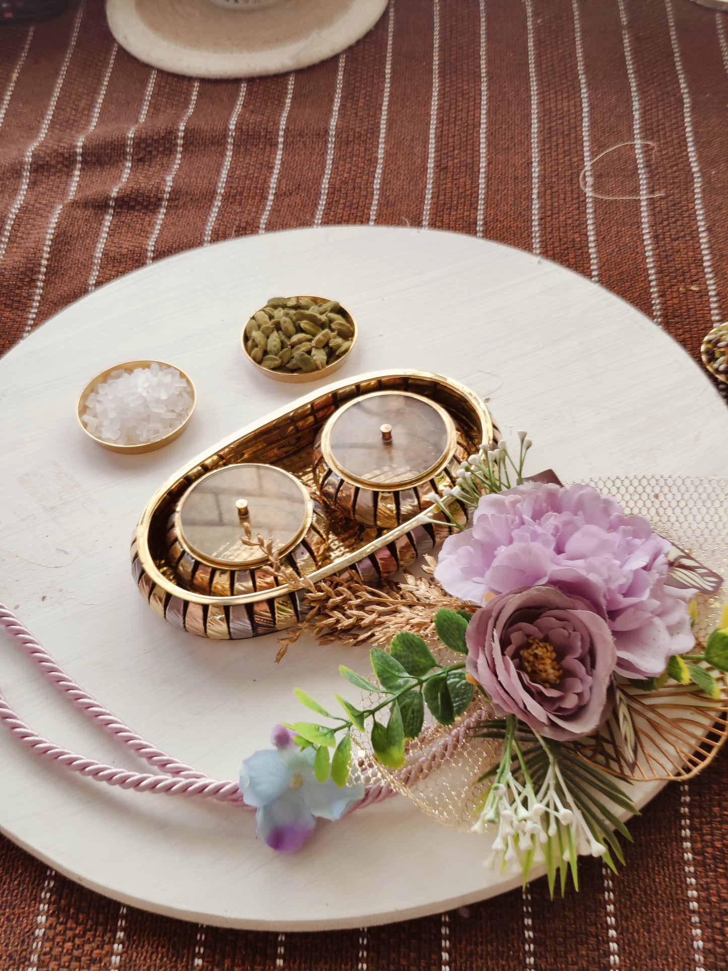 brass mukhwas box