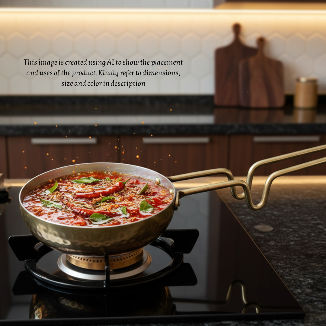 tadka pan brass