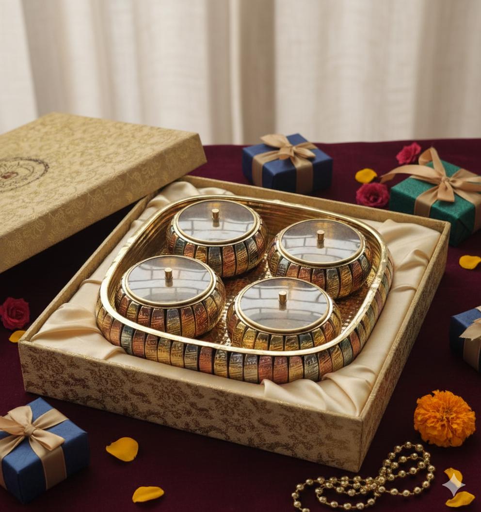 brass mukhwas box