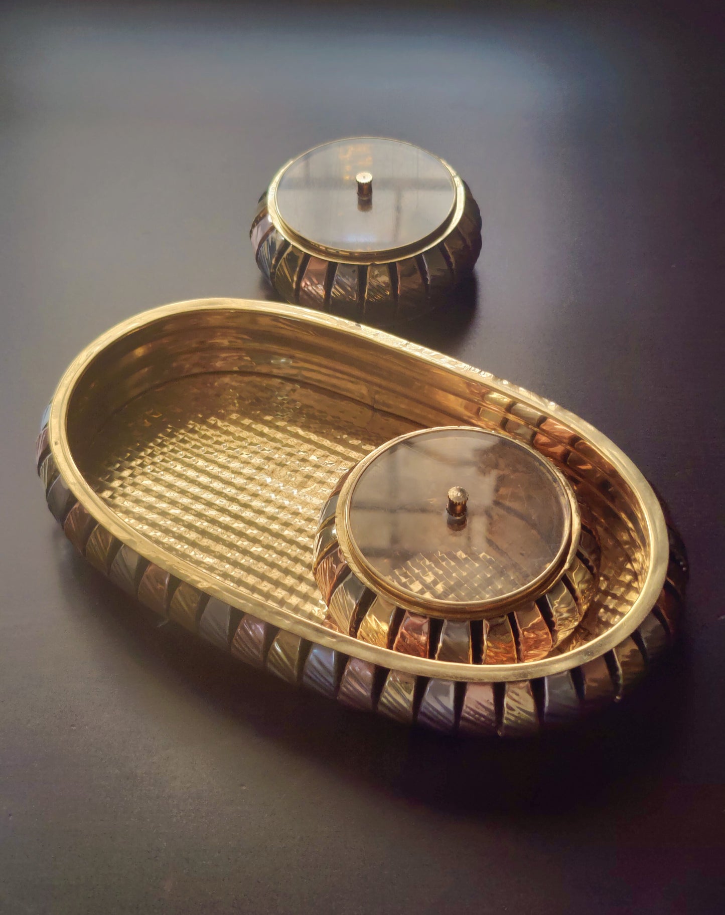 brass mukhwas box