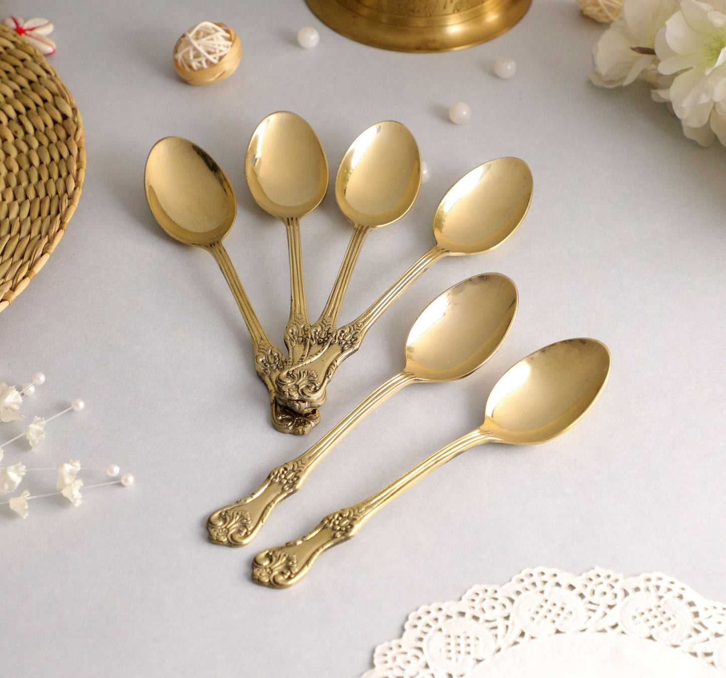 table spoon brass
