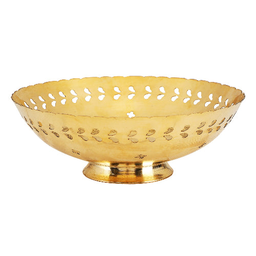 fruit bowl brass