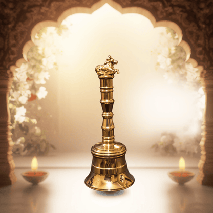 Brass Nandi Bell with temple sound