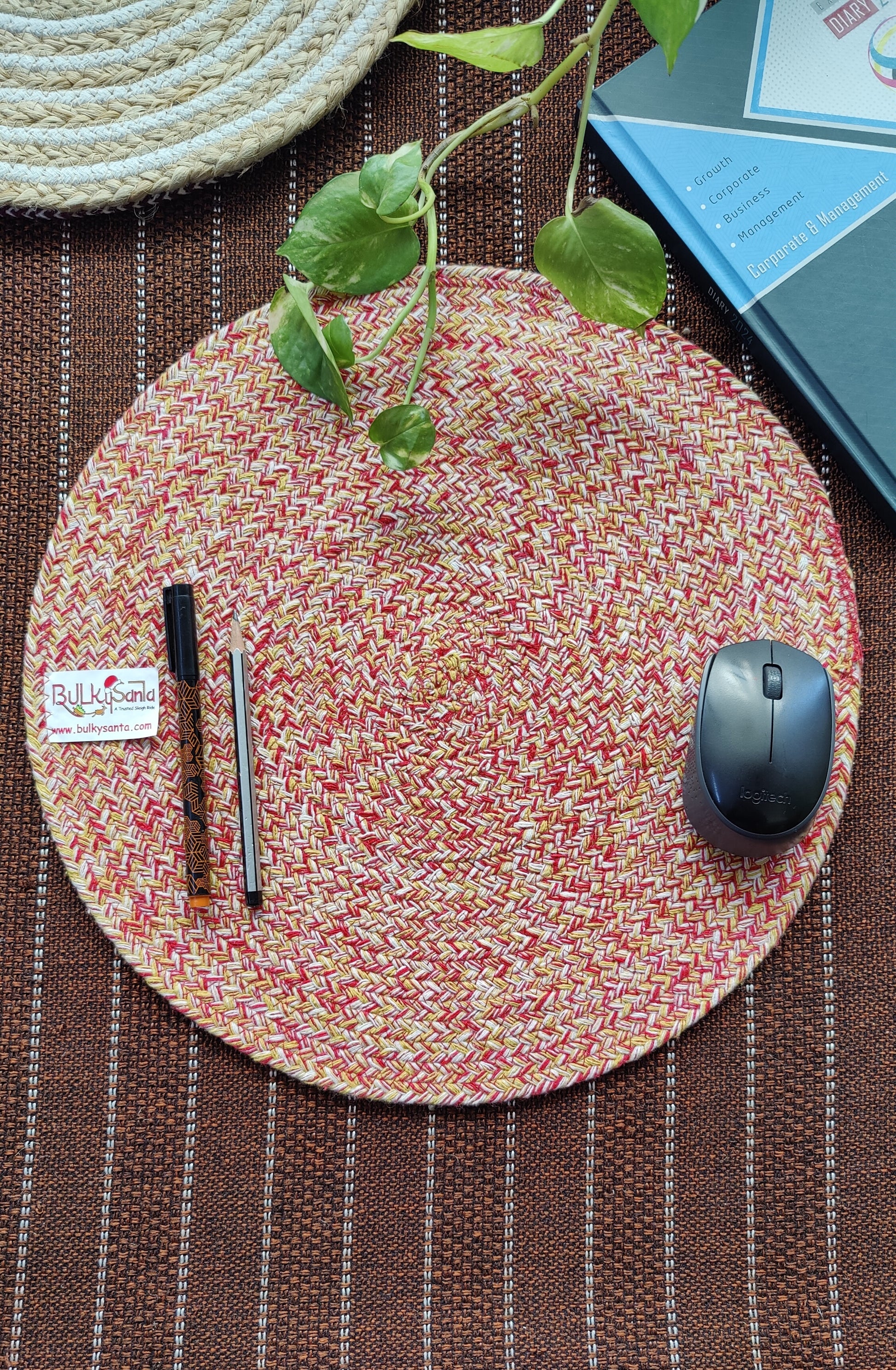round table mats cotton