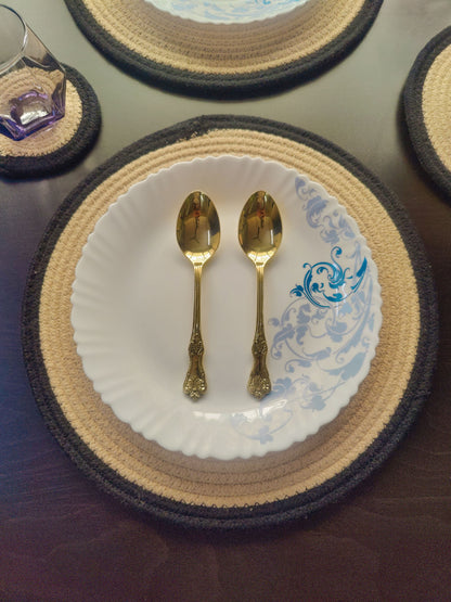 round table mats cotton