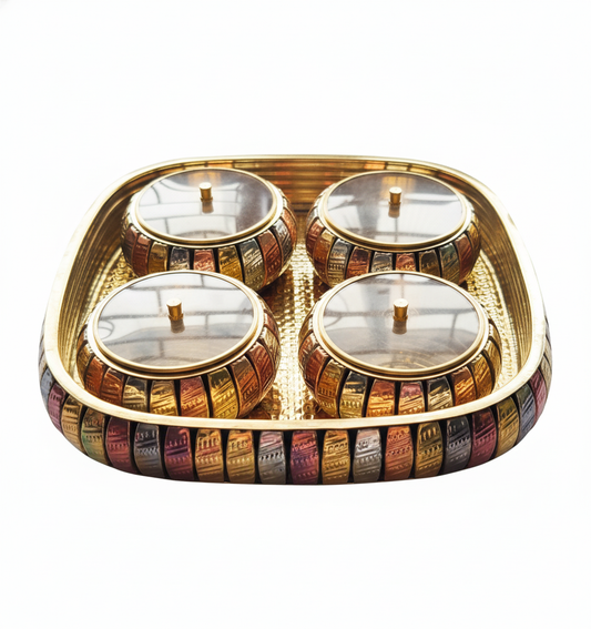 brass mukhwas box