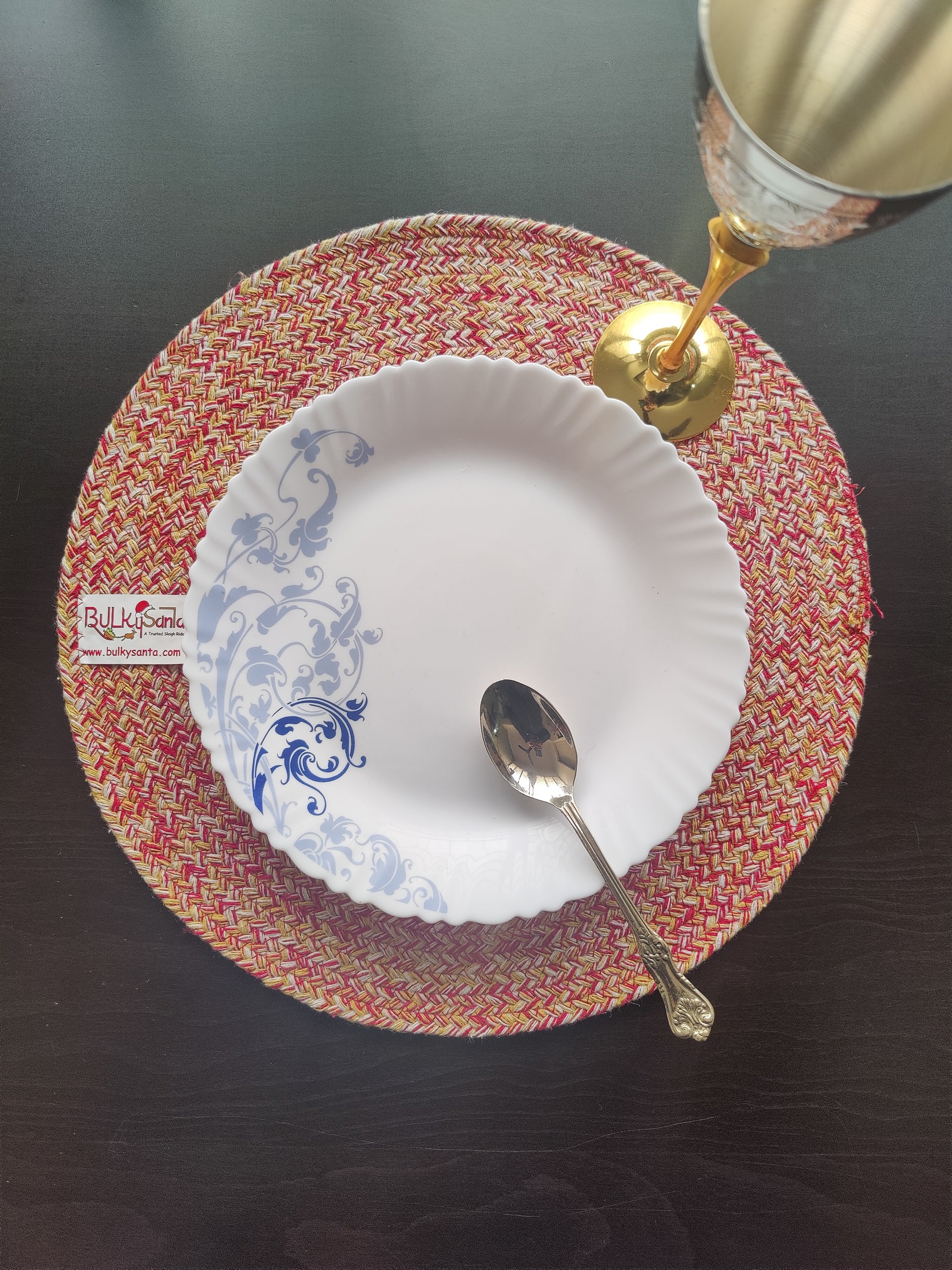 round table mats cotton