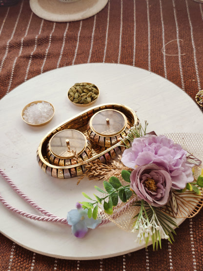 brass mukhwas box
