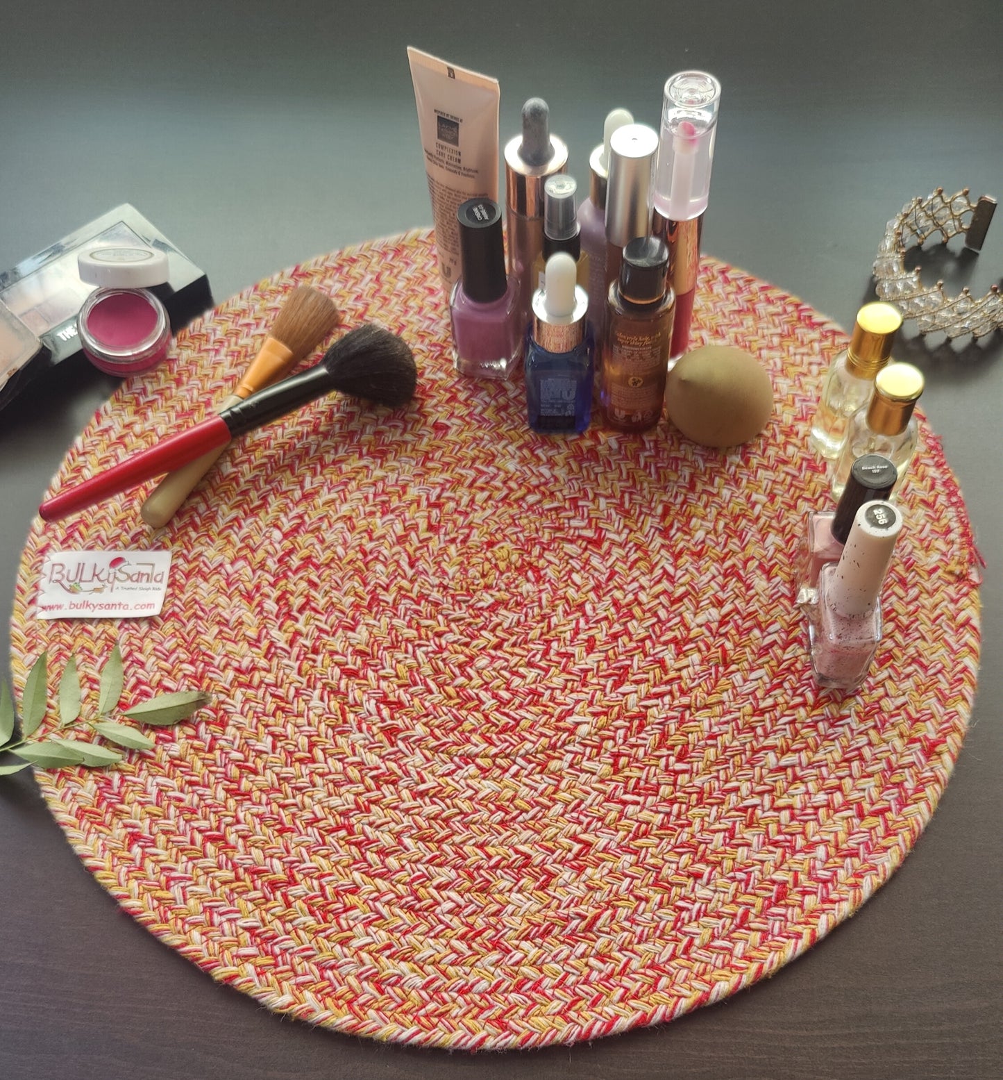 round table mats cotton