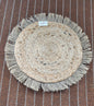 Cotton Round Table Mats | Heat Resistant Placemats, Washable & Reversible Design