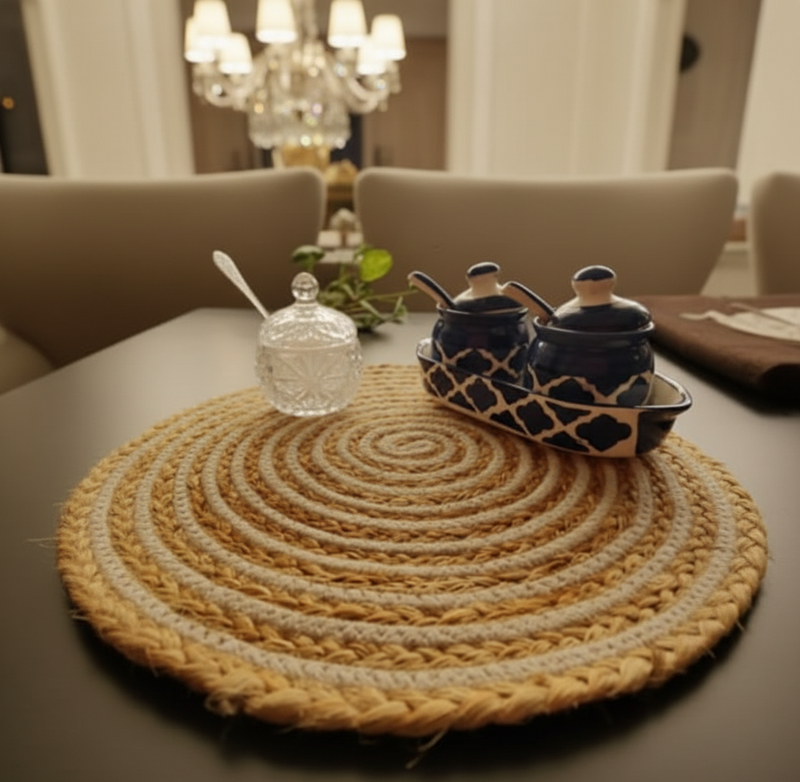 Mats showing Dinning table organizer