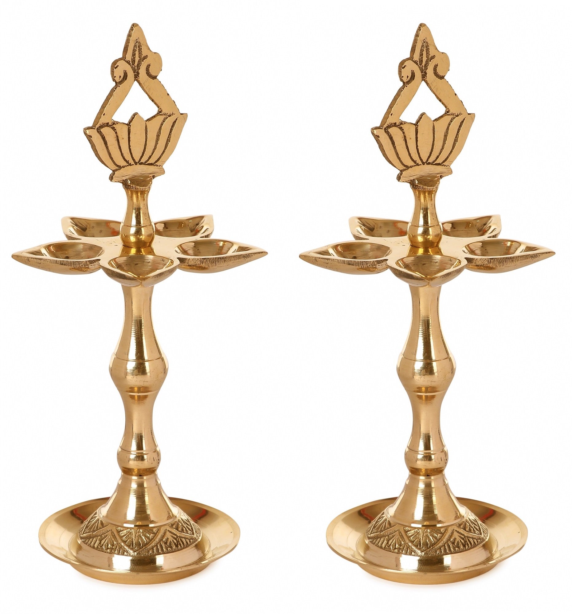 diyas for decoration brass