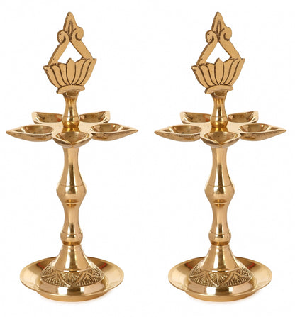 diyas for decoration brass