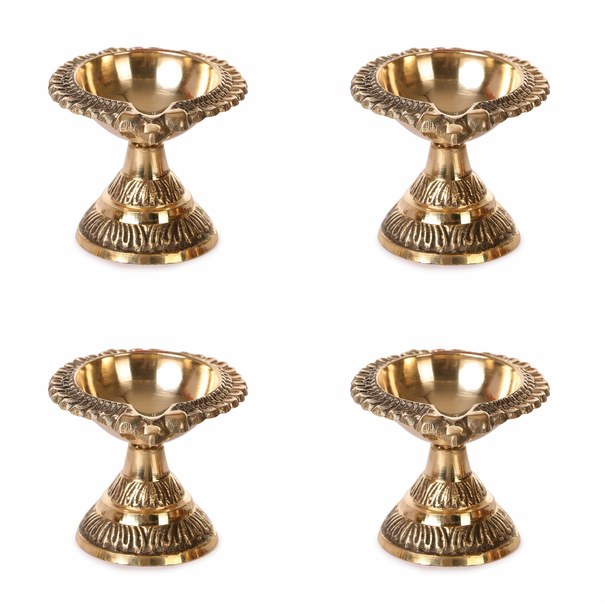 laxmi kuber diya brass