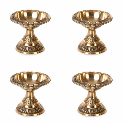 laxmi kuber diya brass