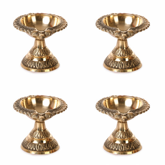 laxmi kuber diya brass