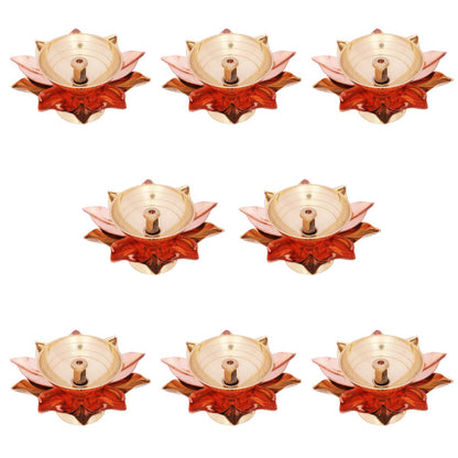 lotus diya brass