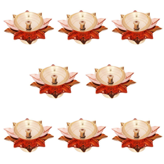 lotus diya brass
