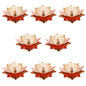 lotus diya brass