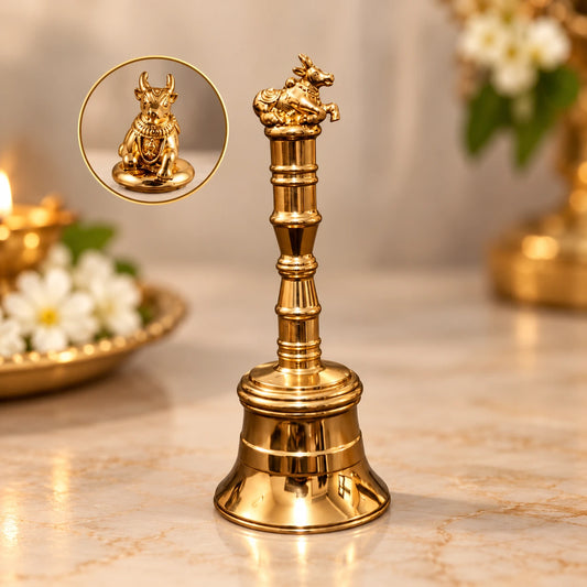 Brass bell for pooja room | Heavy Premium Ghanti for home