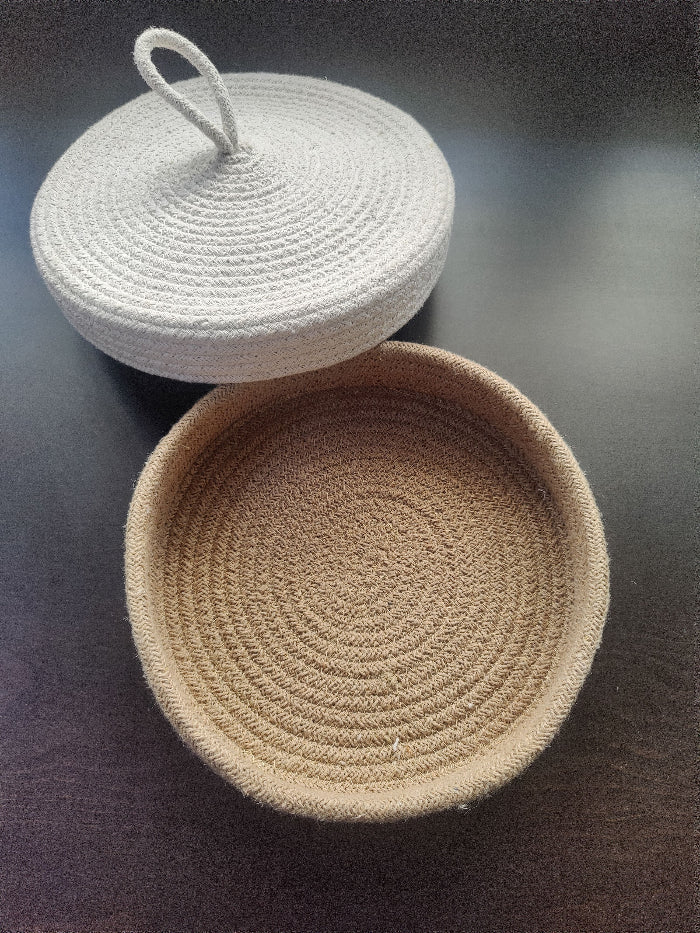 cotton baskets for storage