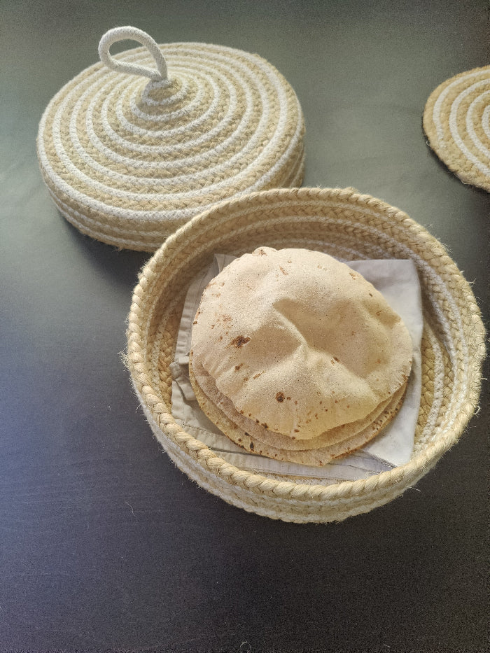 cotton jute baskets for storage