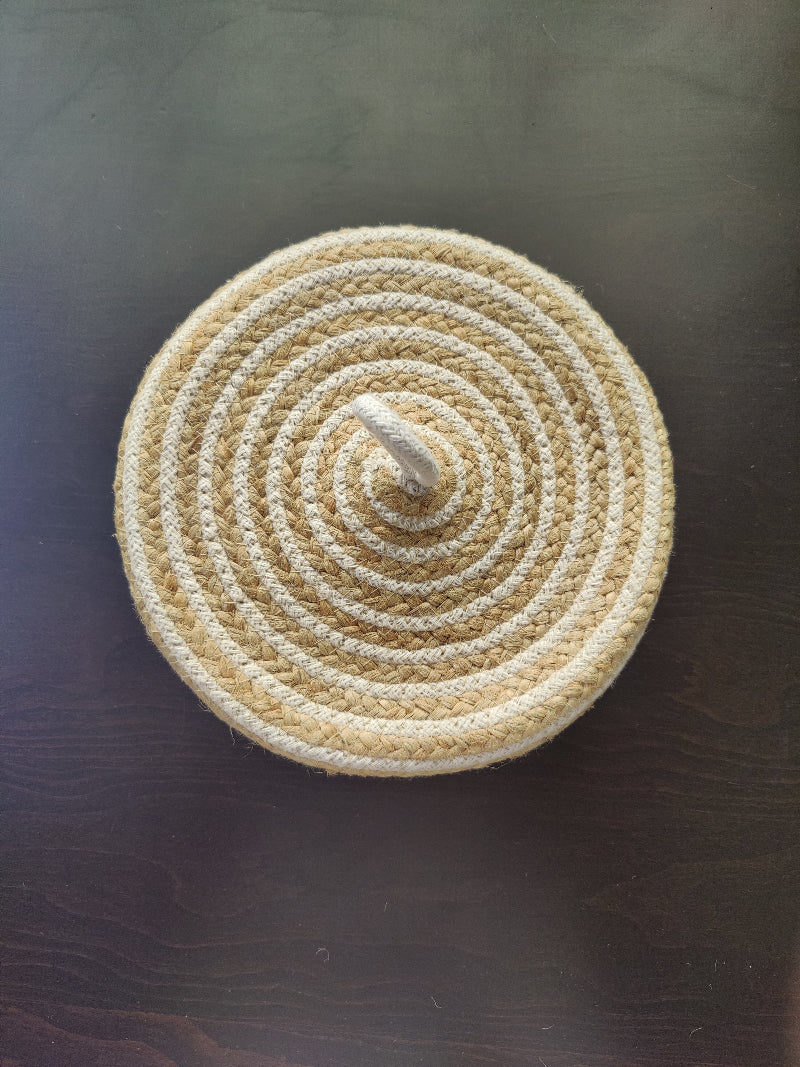 cotton jute baskets for storage 3