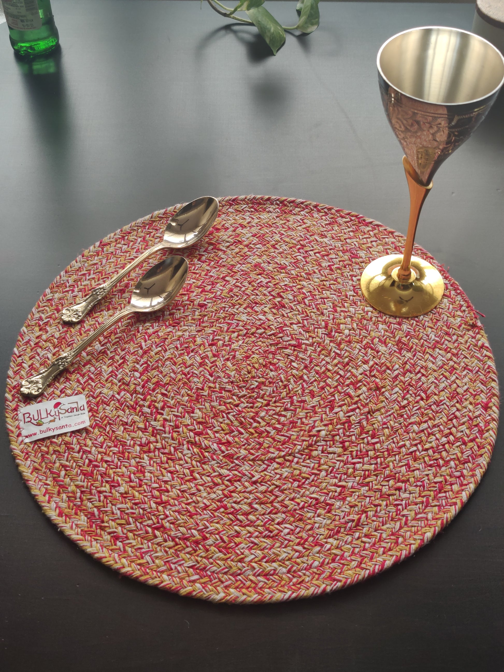 round table mats cotton