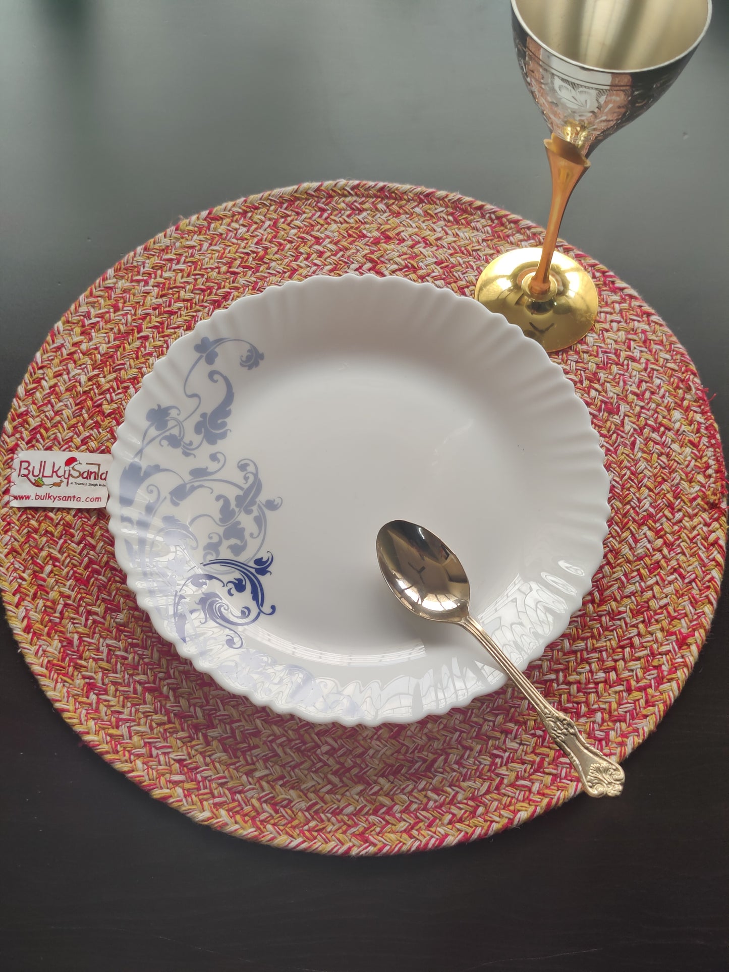 round table mats cotton