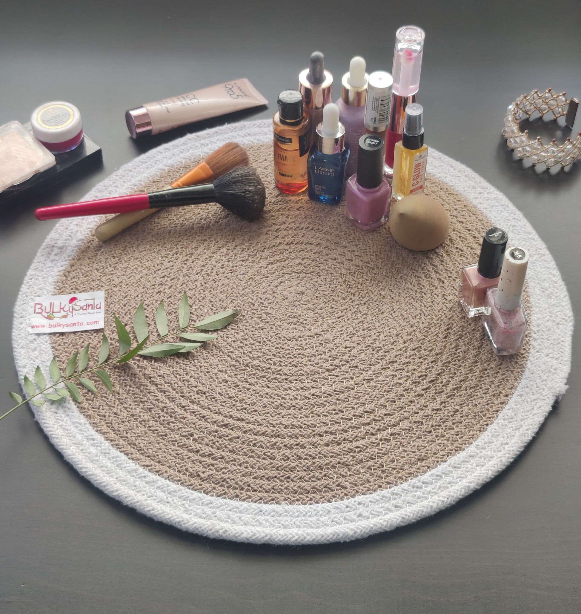round table mats cotton