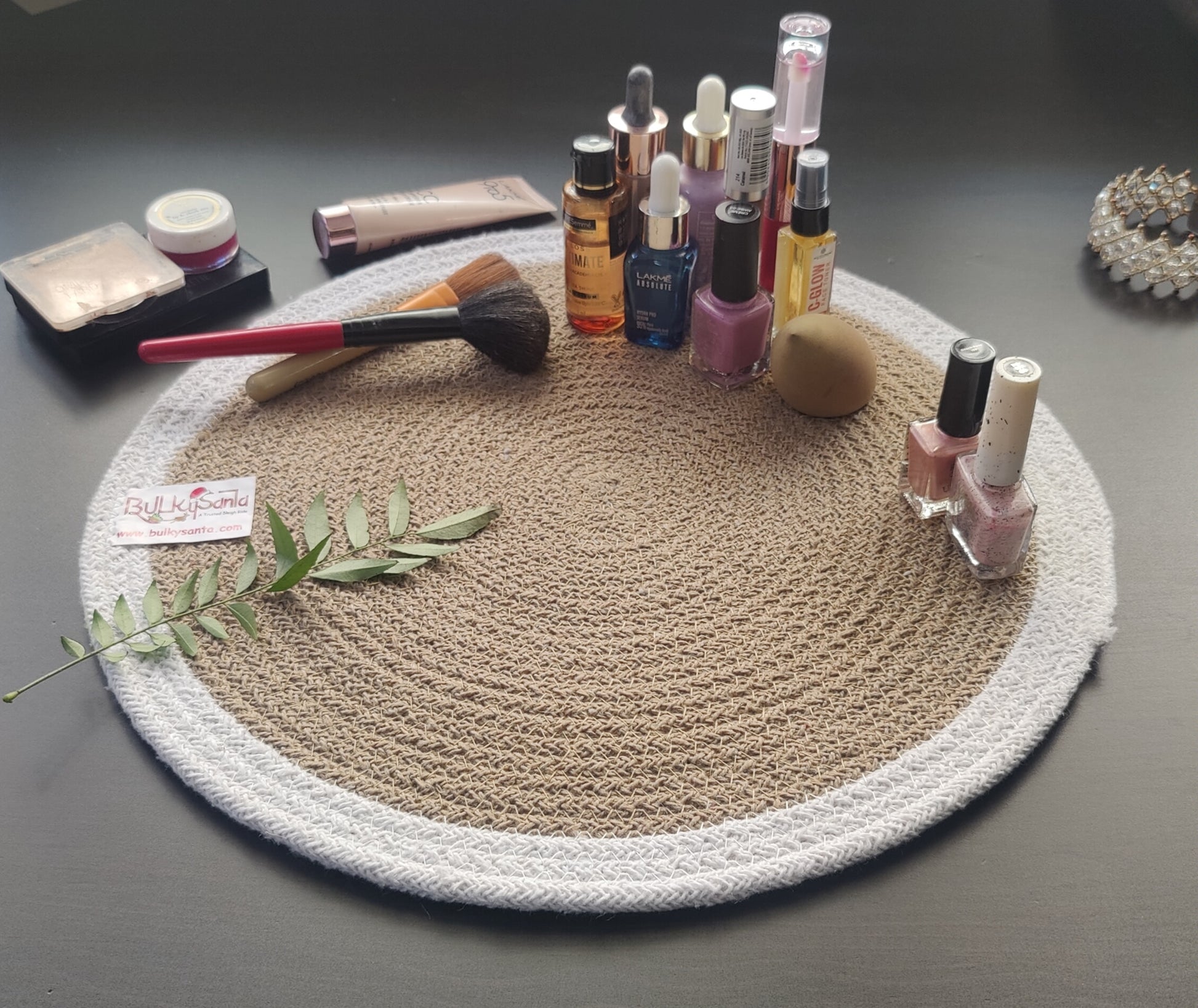 round table mats cotton