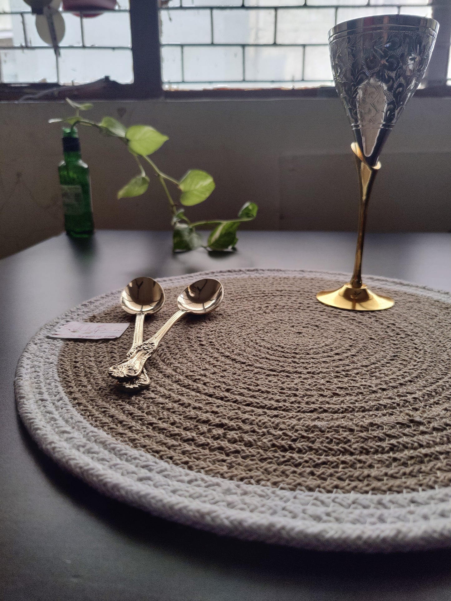 round table mats cotton