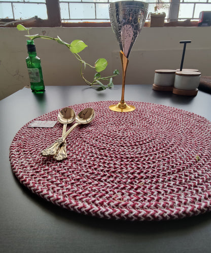 round table mats cotton