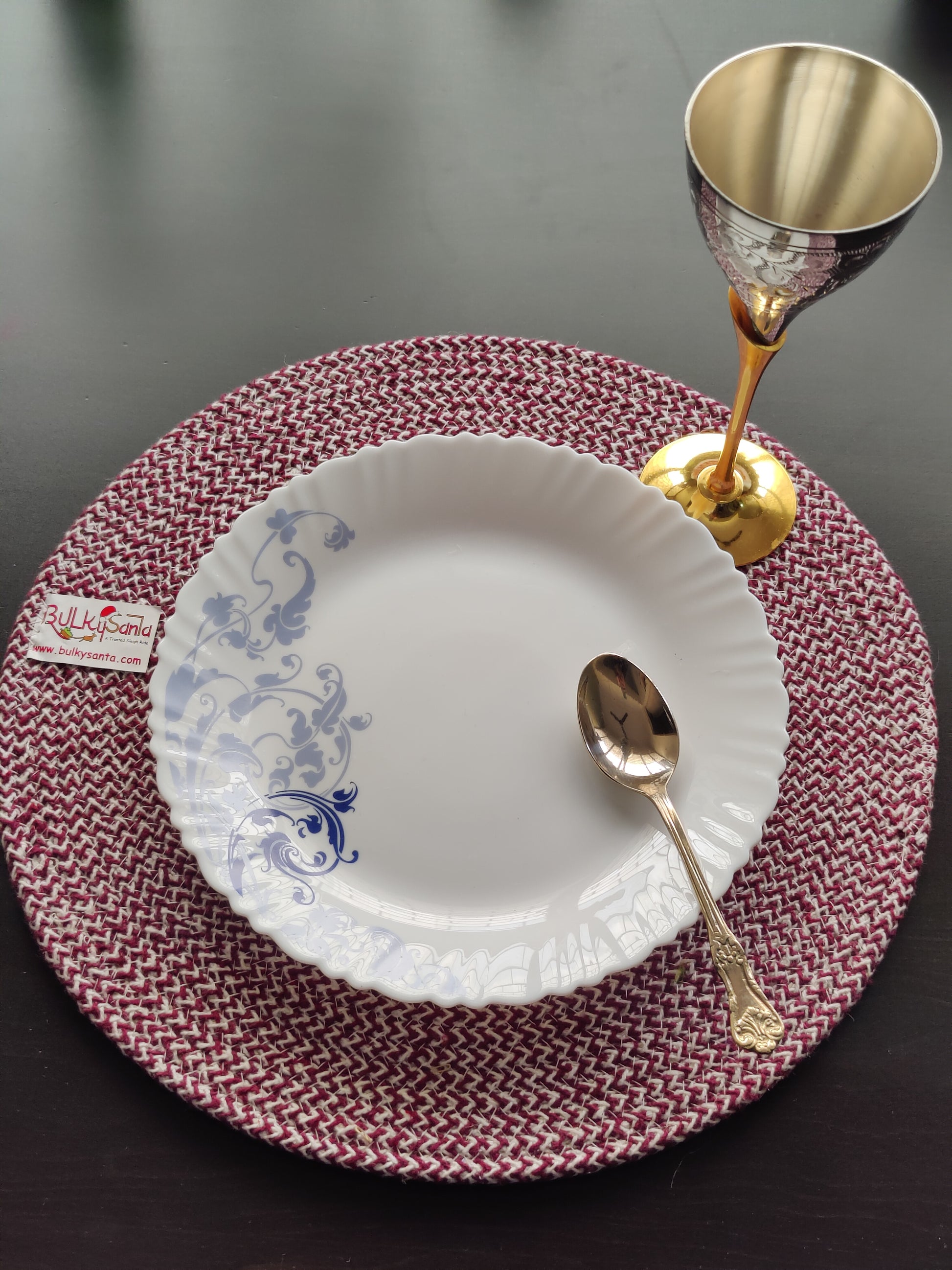 round table mats cotton