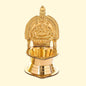 Kamakshi Deepam Brass lamp with detailed Kamatchi Vilakku backplate