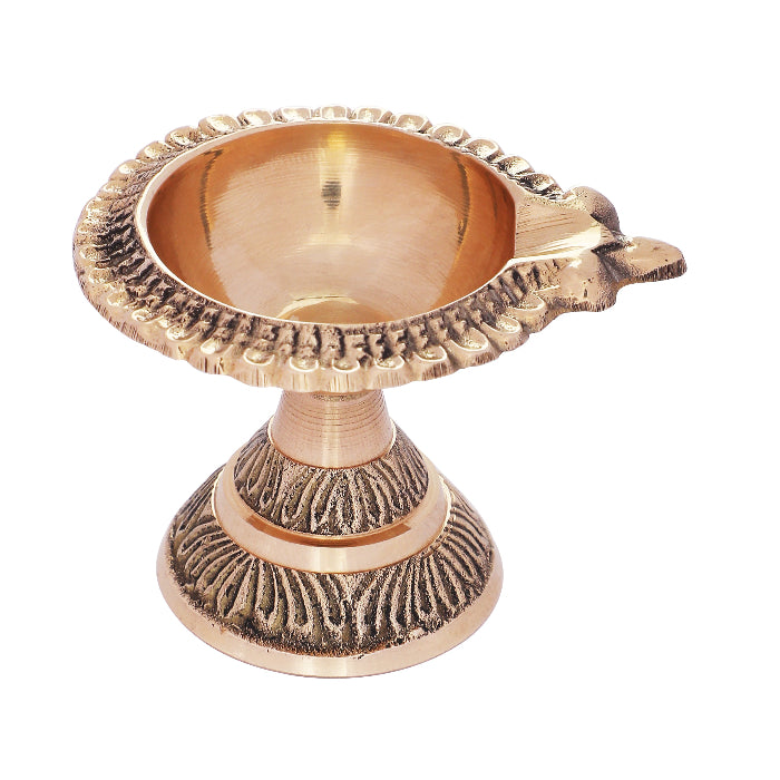laxmi kuber diya brass