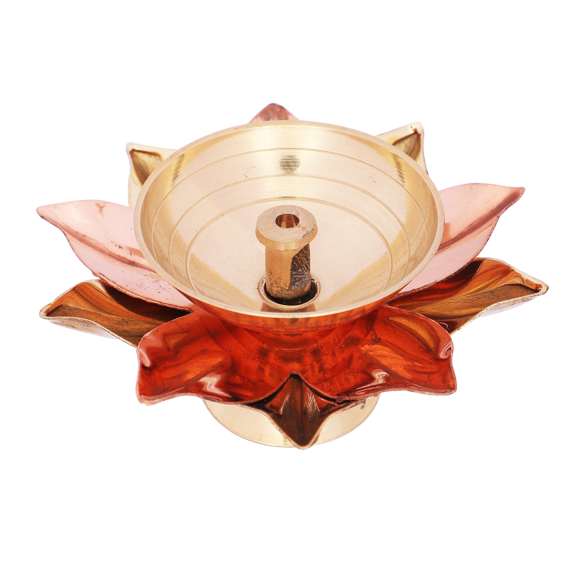 lotus diya brass